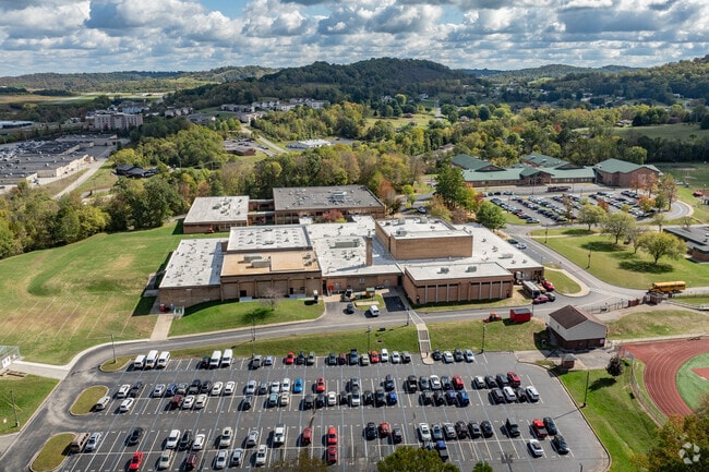 Kids prepare for high school at Waynesburg Central High School.
