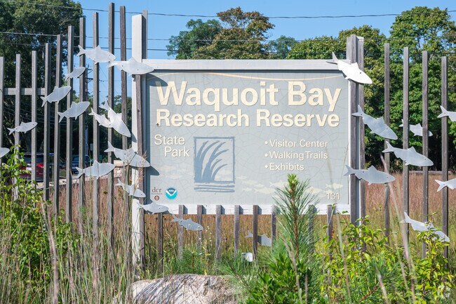 Waquoit Bay Research Reserve insure the bay is healthy for future generations.