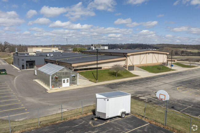 New Glarus High School serves grades 9-12.