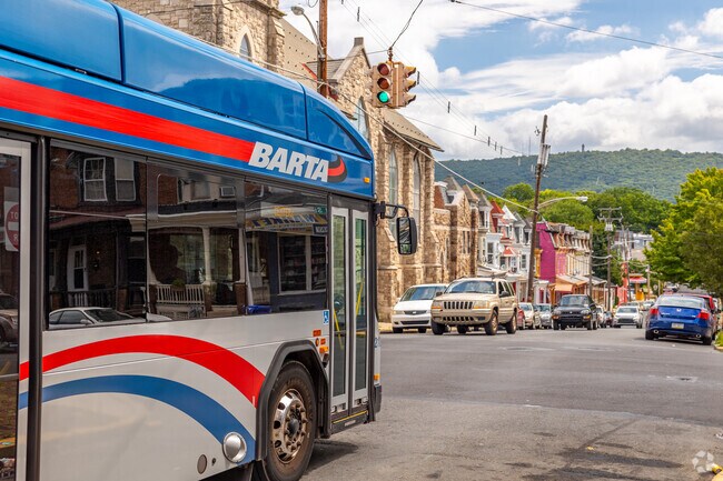 Get to downtown Reading from Bethany on a Barta bus.