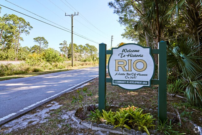 Rio is a neighborhood with with a small town feel.