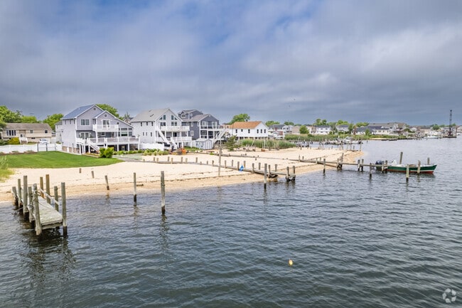 Waterfront homes in West Babylon offer private docks for boating.