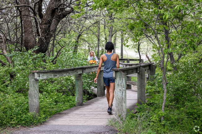 The Chisholm Creek Park has several paths and trails to enjoy in Northeast K-96.