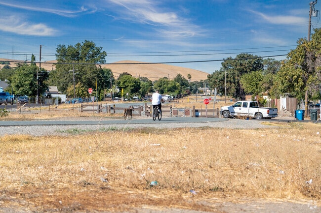 Cyclists use the Delta de Anza Trail through Bay Point West.