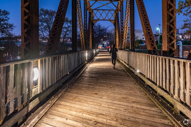 The Caperton Trail is fun for the families of the nearby Woodburn neighborhood.
