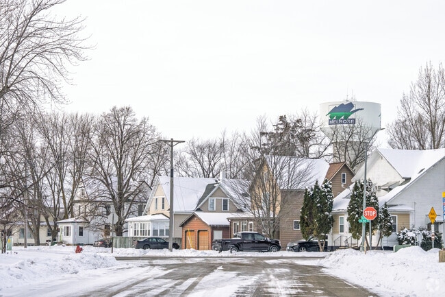 Melrose features quiet residential streets throughout town.