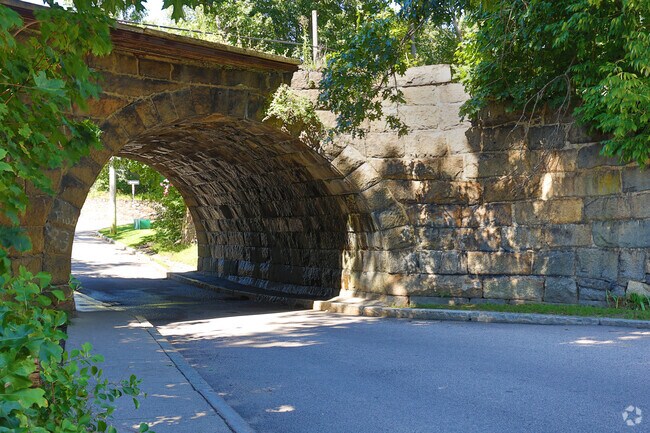 The old stone tunnel is a hidden gem in Melrose.