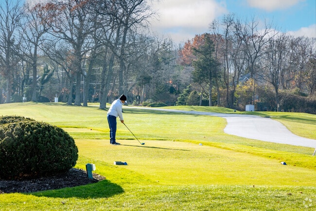 Practice your swing on that links at the Nissequogue Country Club.