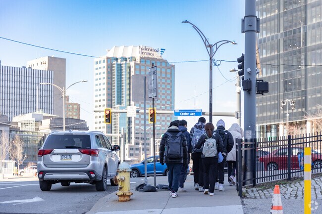 Students of Duquesne University like to meet up and study after class.