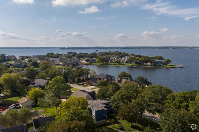 The beautiful sky, open waters and wooded peninsulas makes Bent Water a great place to live.
