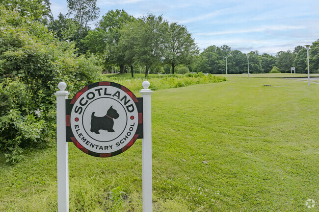 Scotland Elementary School is located at 111 Barlow Mountain Road in Ridgefield, CT.