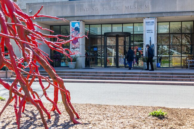 Take in the arts in Wyomissing at the Reading Public Museum, featuring rotating exhibits.
