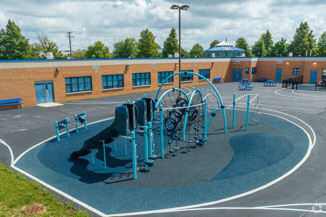 Students at Johnnie Colemon Elementary Academy enjoy playing outside, in West Pullman.