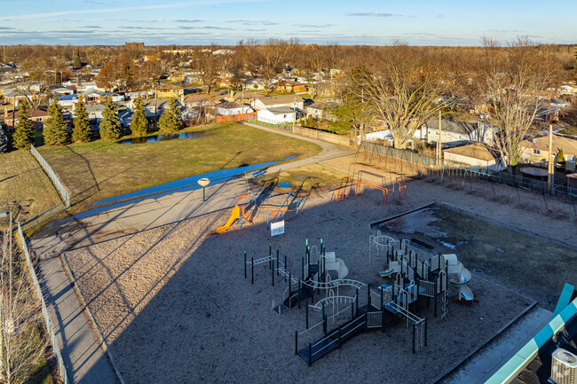Playground in front of Taft-Galloway Elementary School.