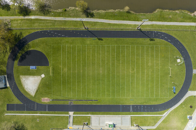 Dyer's Kahler Middle School boast an impressive track and sports field.