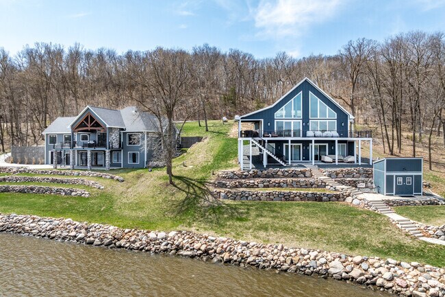 Newer construction homes on Lake Panorama's west side are custom and sought-after.