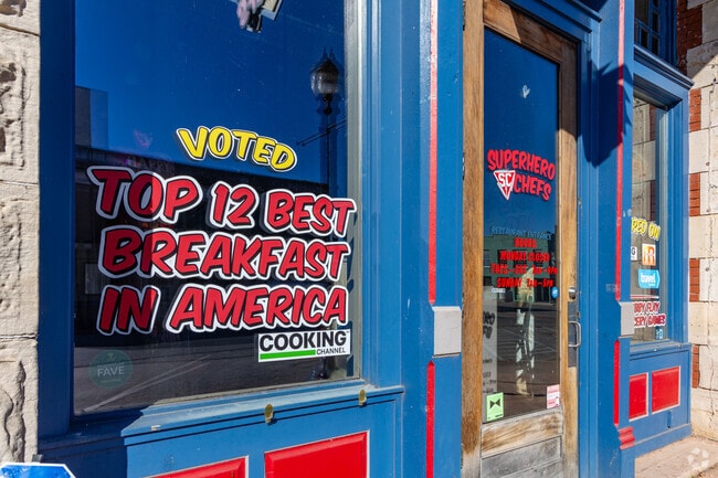 Superhero Chefs is an award-winning restaurant in Downtown Tuscumbia.