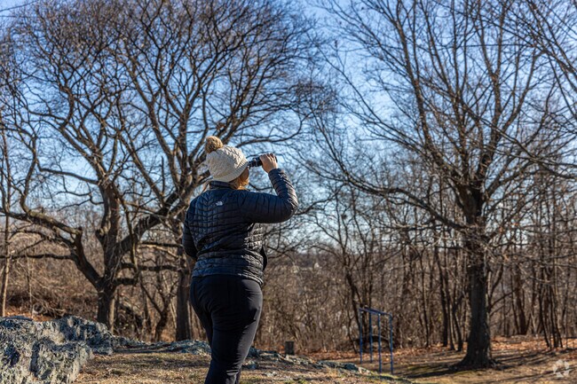 Enjoy bird watching at Gallows Hill Park in Witchcraft Heights.