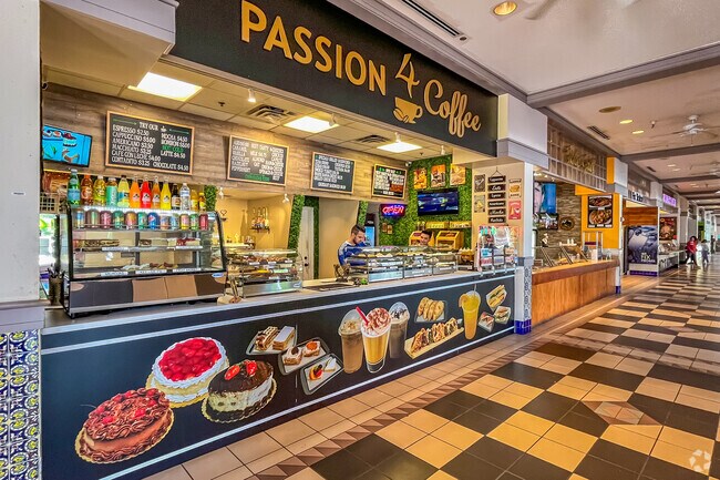 The food court of Florida Keys Outlet has many options for dining or just a quick snack.