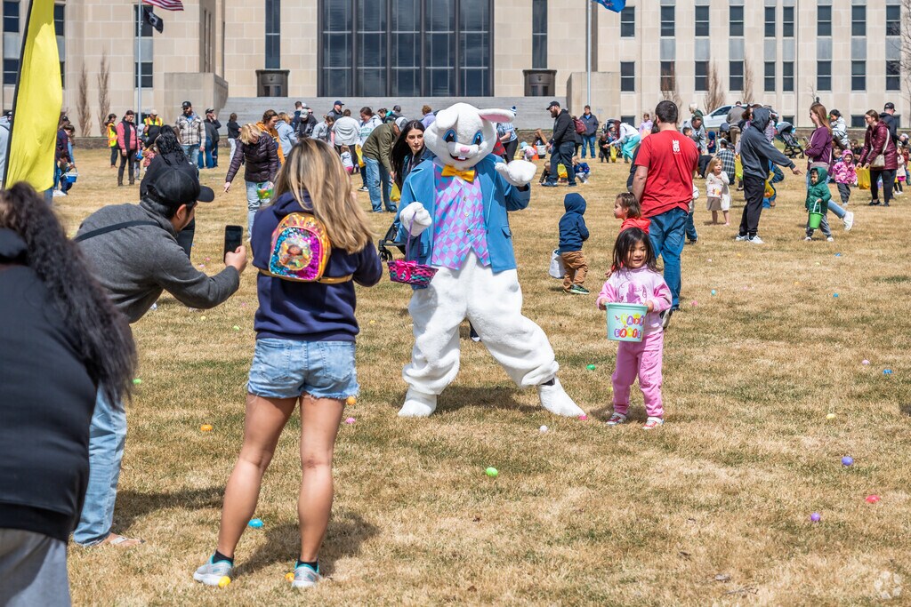 Dance with the Easter Bunny during the Optimist Club's Annual Easter Egg Hunt.