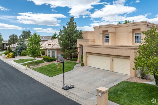 Tanoan Community features multi-story, traditional-style residences with modern amenities.