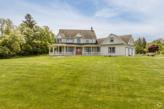 Williams Township is made of many architectural styles, including sprawling farm homes with covered front porches that run the length of the house.