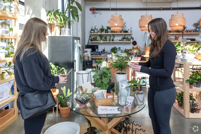 The Plant Shoppe in Arts District offers curated greenery and custom pots.