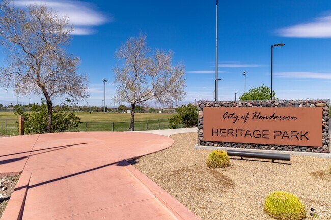 Heritage Park in Henderson is a large, multi-use park with a variety of sports fields.