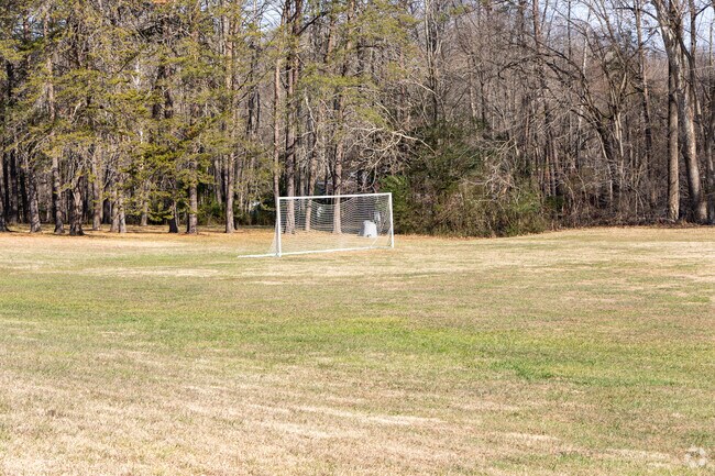 A soccer field at Bailey's Grove Baptist School.