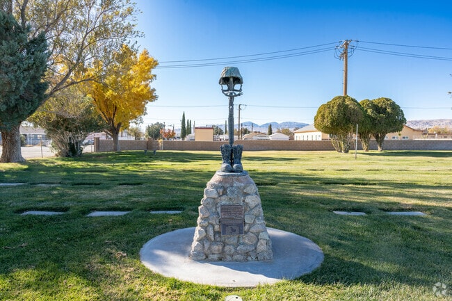 Memorial Flag Staff is a memorial for all fallen veterans buried in the city.