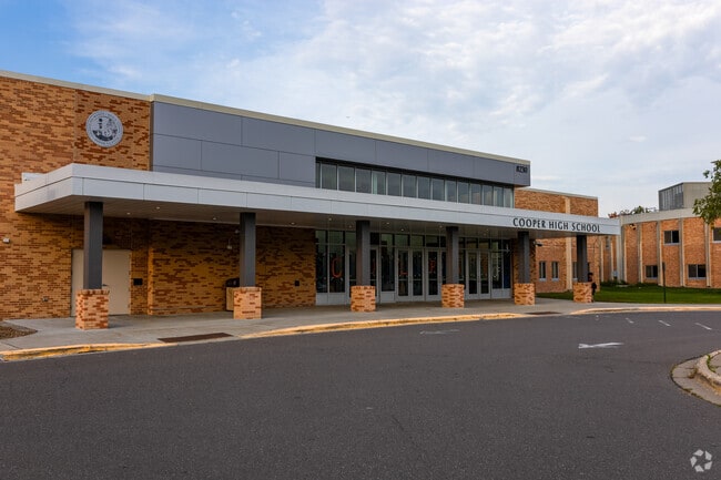 Robbinsdale Cooper Senior High School provides education in the neighborhood of 
New Hope