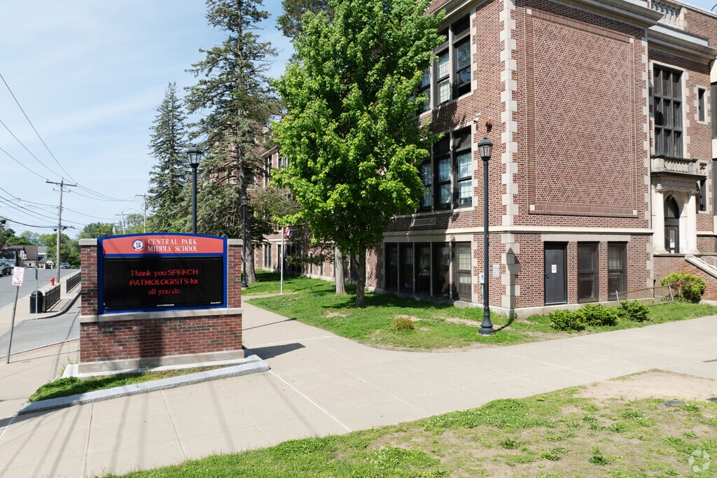 Central Park Middle School is right next door to the famed park and a lovely school to attend.