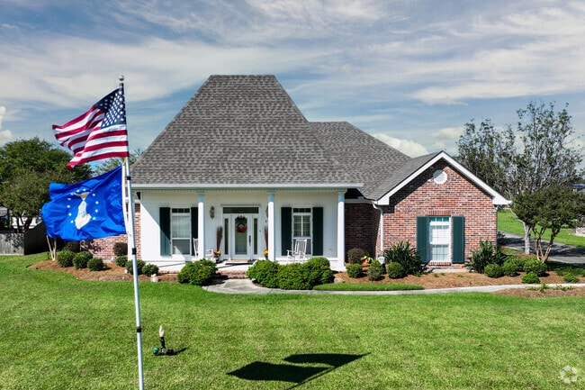 Acadian homes stand out in Manchester neighborhood.