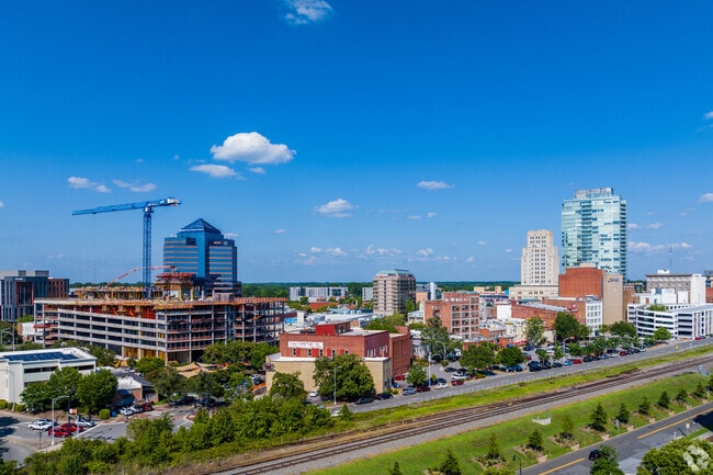 The downtown Durham skyline continues to grow and change.