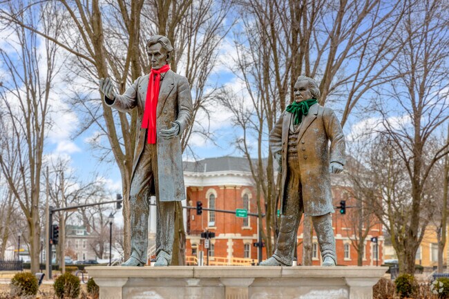 Washington Park in Ottawa was the site of the first Lincoln-Douglas debates in 1858.