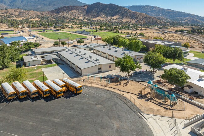 Woodrow W. Wallace Elementary School provides several areas for students to play and relax.