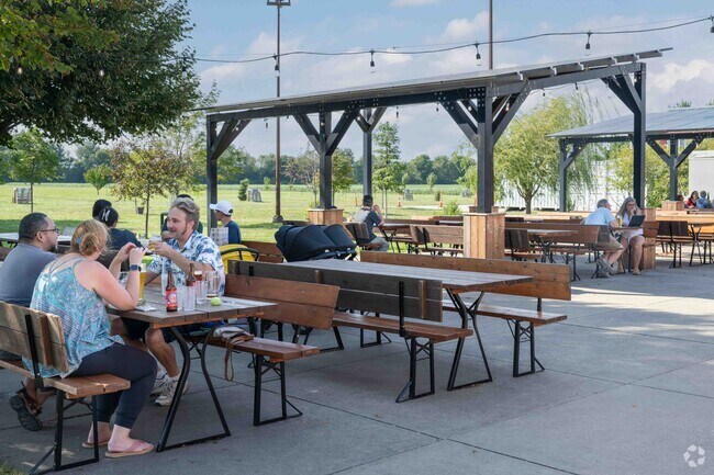 Riggs Beer Company has a beautiful and relaxing beer garden for Stone Creek residents to enjoy.