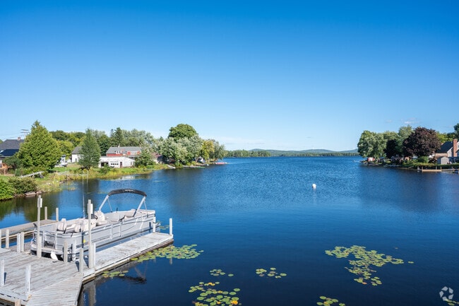Residents can park their boats at the public dock in downtown Lincoln.