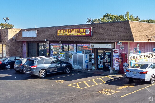 Schenley Carry Out sits along Mahoning Avenue in the Schenley neighborhood.