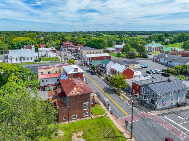 Downtown Stanardsville is lined with shops and a handful of restaurants.