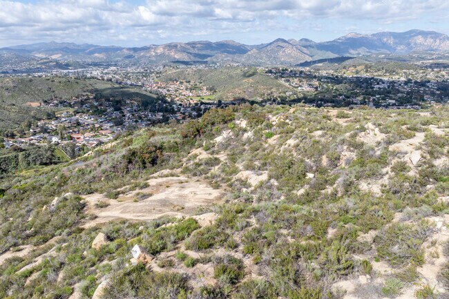 An elevated view of the Lakeside Linkage County Preserve n Winter Gardens.