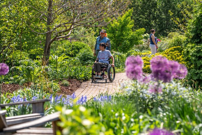 Residents can visit Olbrich Botanical Gardens for free and take in all the sights and smells.
