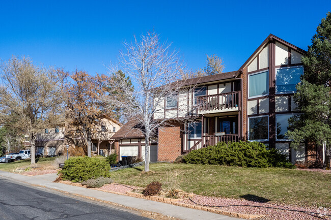 A tudor inspired two story home near Club Crest, Colorado.