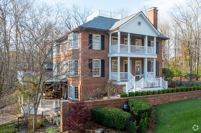Beautiful wooded custom builds along Greenridge Way in Traders Point, IN.