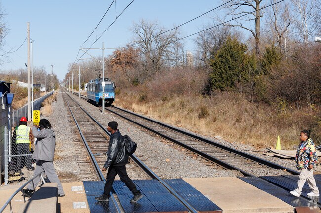 Pagedale residents can access the greater St Louis area with the Metro Link.