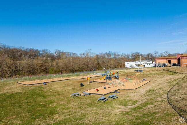Students can get their energy out on the playground at Riverside Elementary School in Columbia.