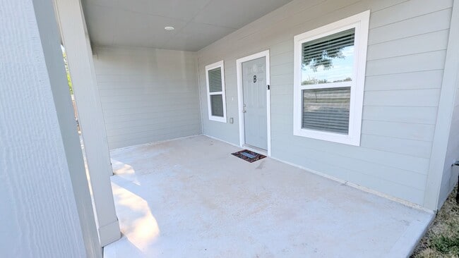 Large, covered front porch