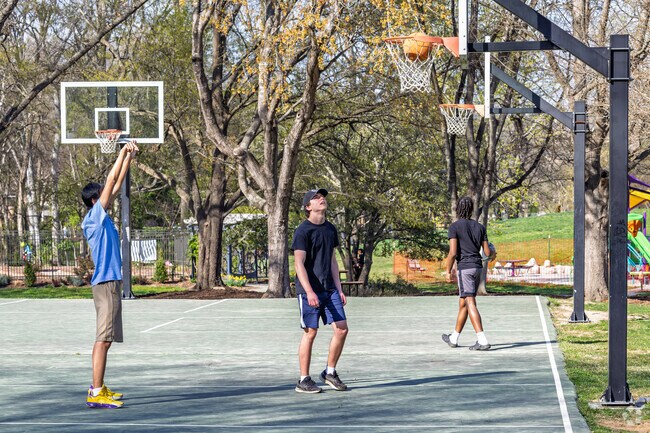A favorite spot for teenagers from The Oaks is the courts at the nearby Community Park.