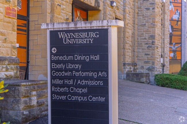 Waynesburg University is located in the heart of the community.