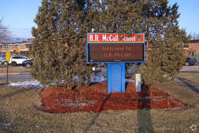 H R McCall Elementary School serves approximately 390 students.